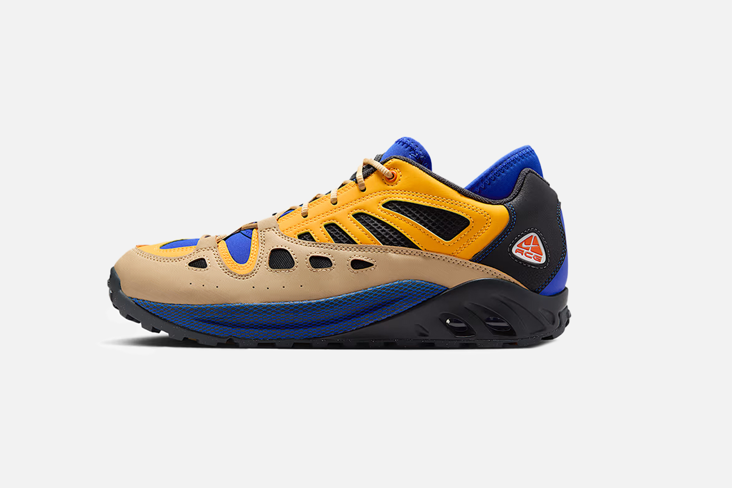 Sneakers over grey background