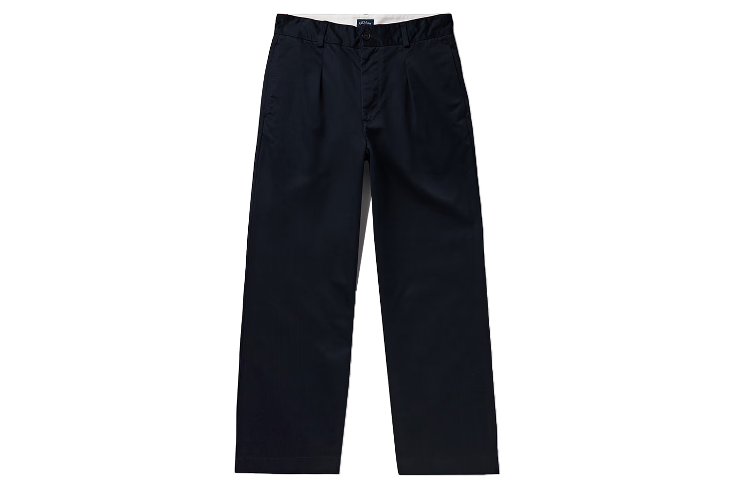 Noah Wide-Leg Pleated Cotton-Twill Trousers
