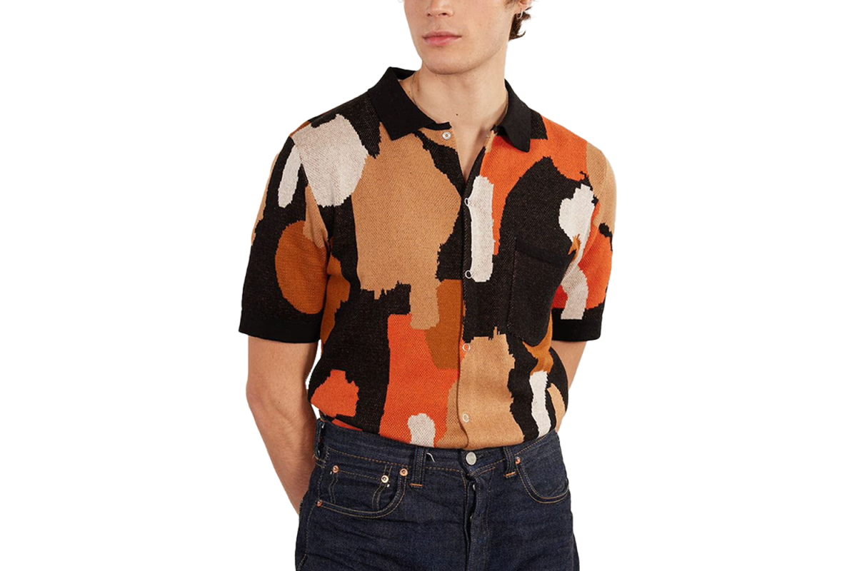 Percival Impressionist Jacquard Shirt