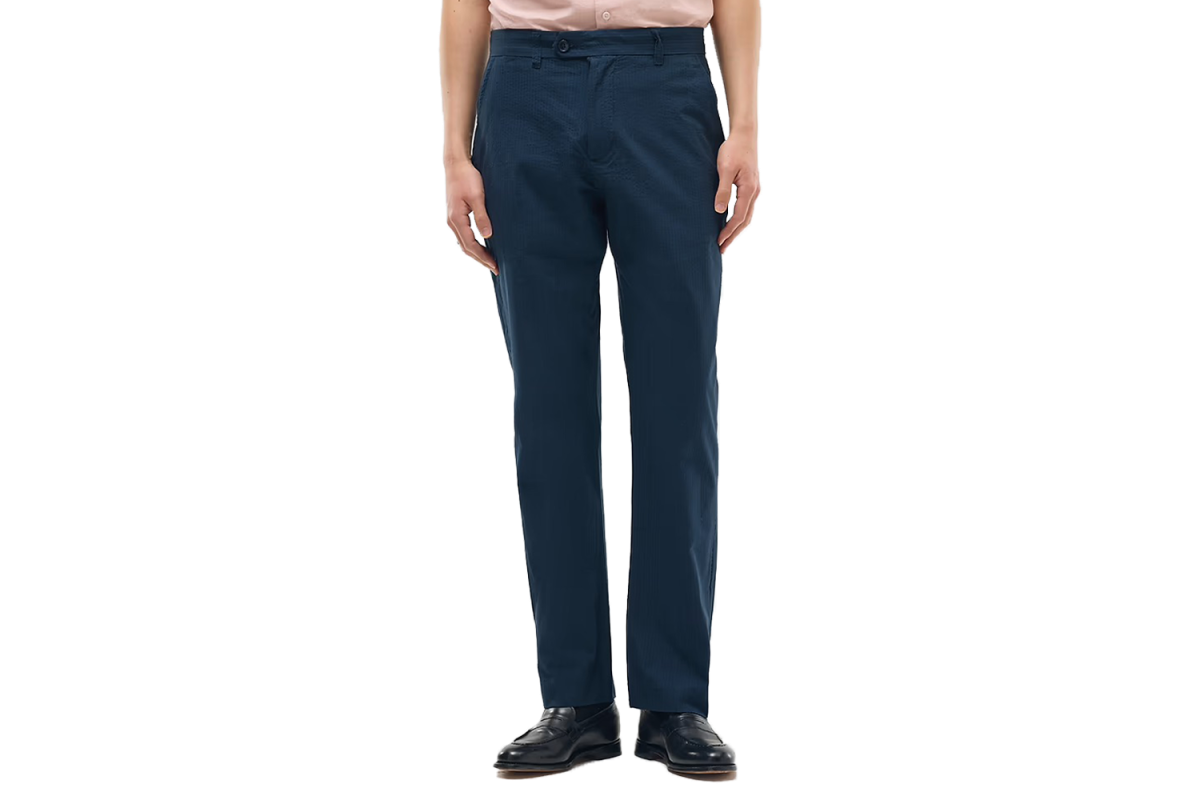 Percival Tailored Seersucker Trousers