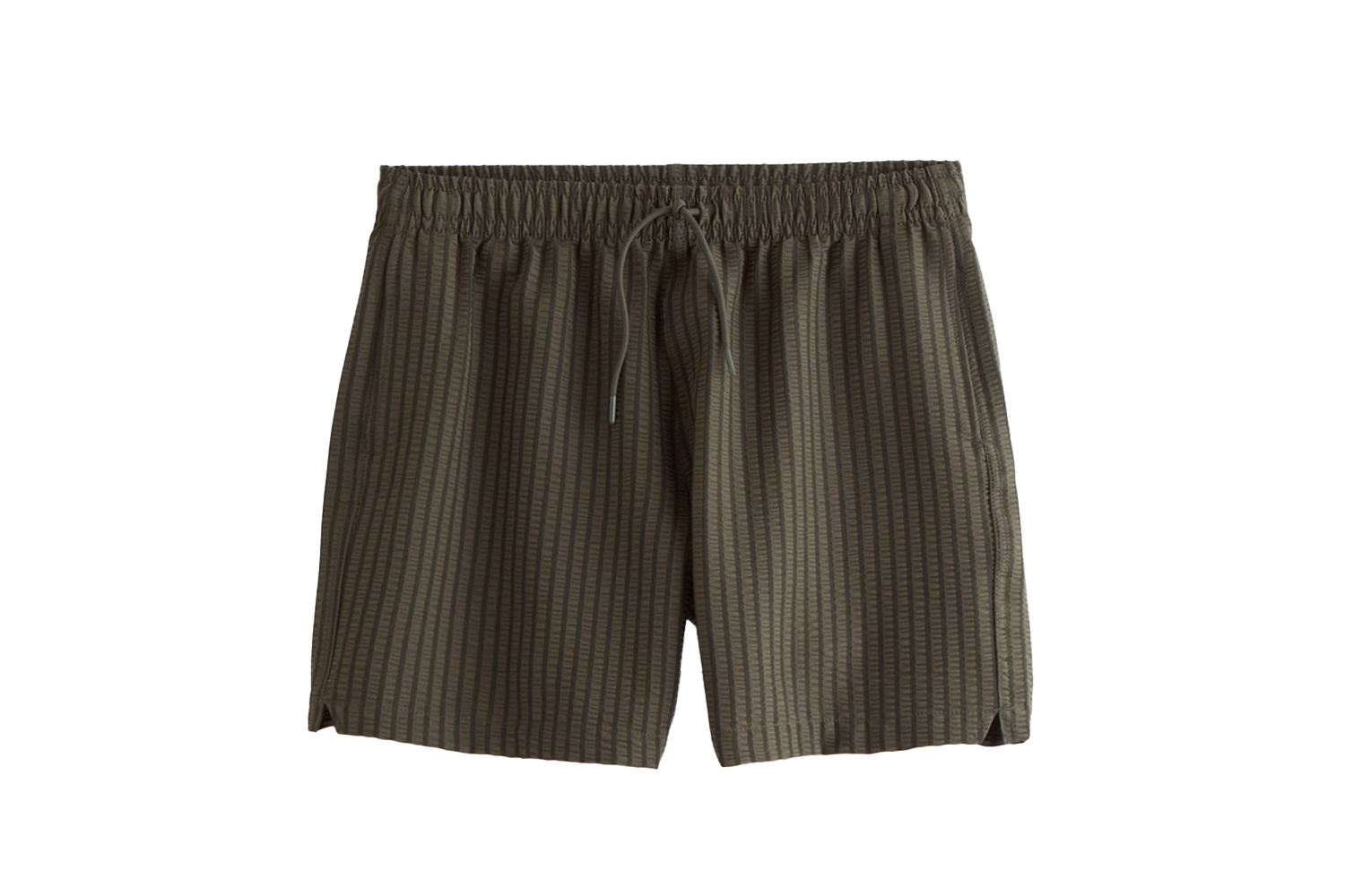 Abercrombie Pull-On Wide Seersucker Swim Trunk