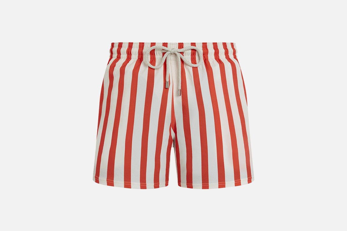 Men Stretch Swim Trunks Stripes – Vilebrequin x St Regis