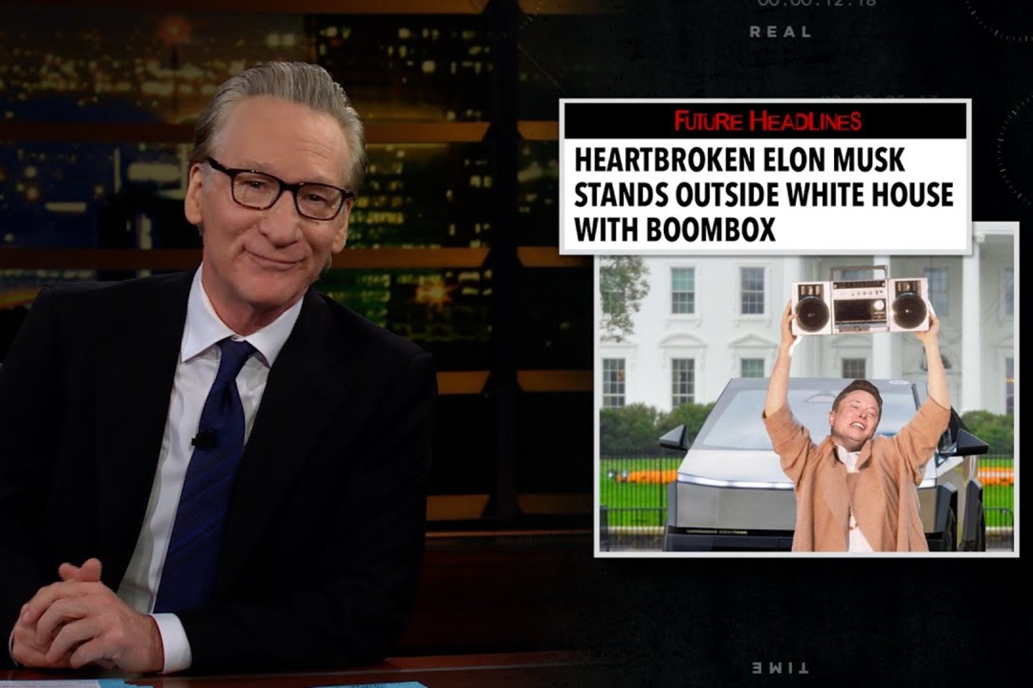 Bill Maher with an Elon Musk prediction