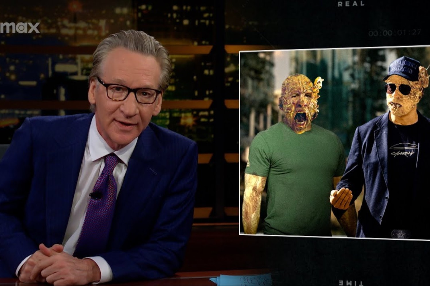 Bill Maher riffed on "The Last of Us"