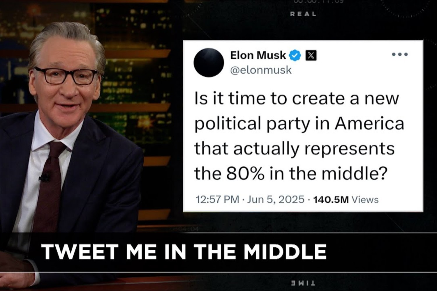 Bill Maher on Elon Musk