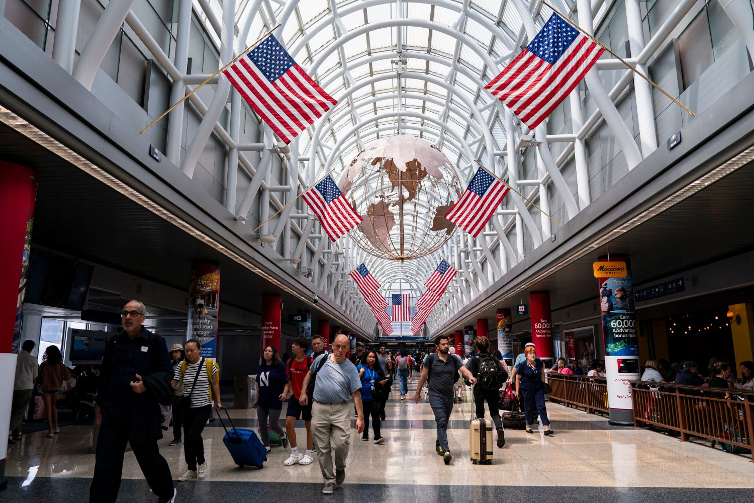 Inside O'Hare Airport. It's one of the airports getting a faster version of Global Entry known as Seamless Border Entry.