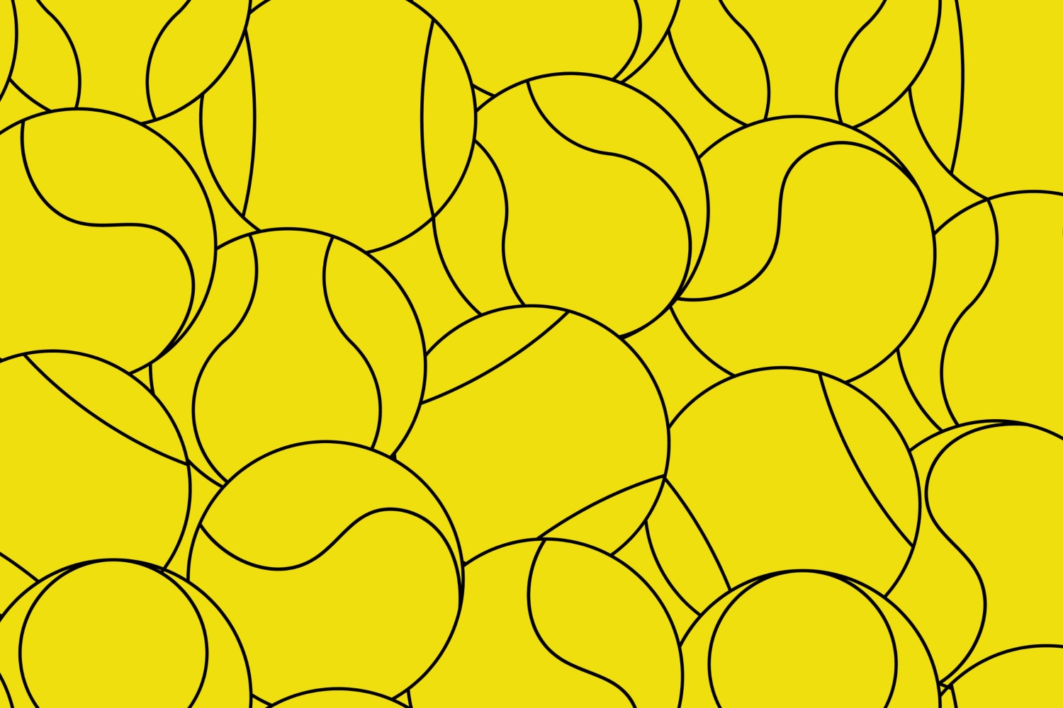 Tennis ball pattern