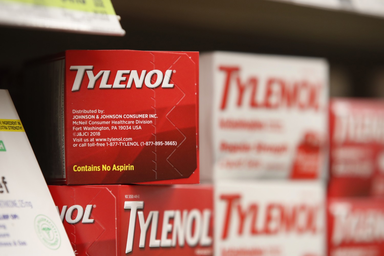 Tylenol boxes
