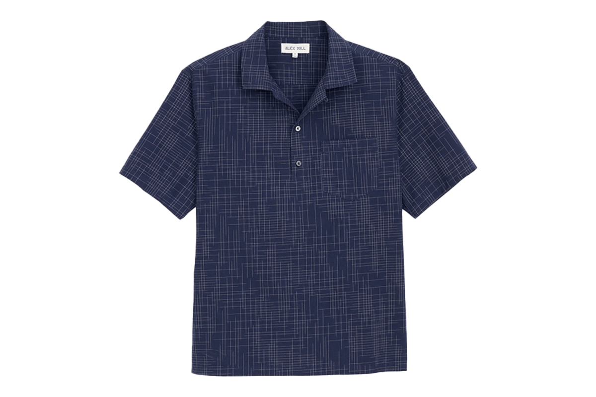 Alex Mill Som Short Sleeve Cotton Popover