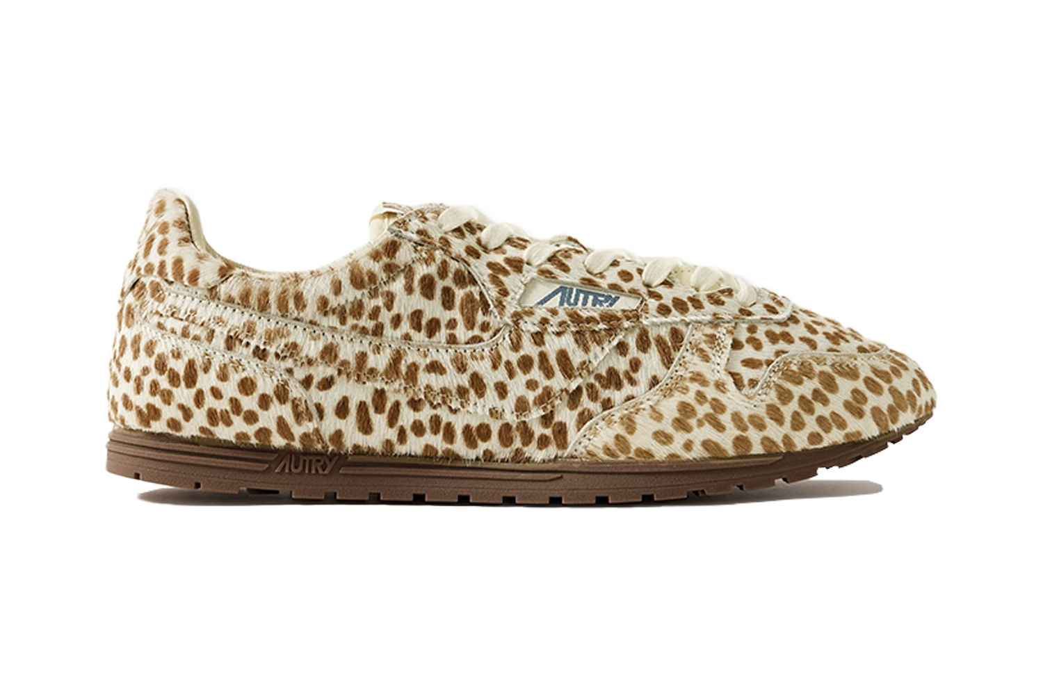 Autry Windspin Cheetah-Print Pony Hair Sneakers