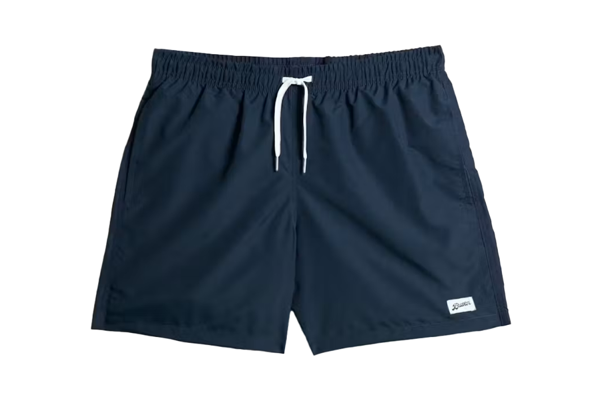 Bather Trunk Co. Classic Solid Swim Short 5.5