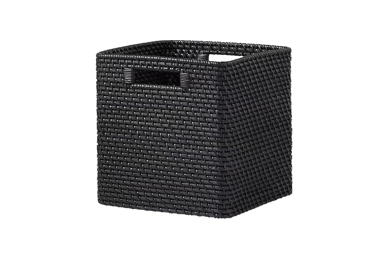 The Container Store Large Ori Rattan Cube