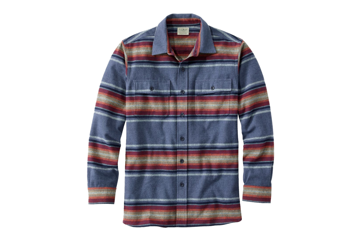 L.L.Bean Chamois Stripe Shirt