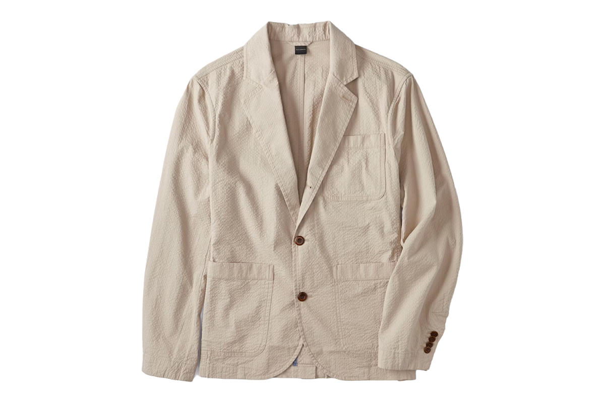 Flint and Tinder Seersucker Blazer