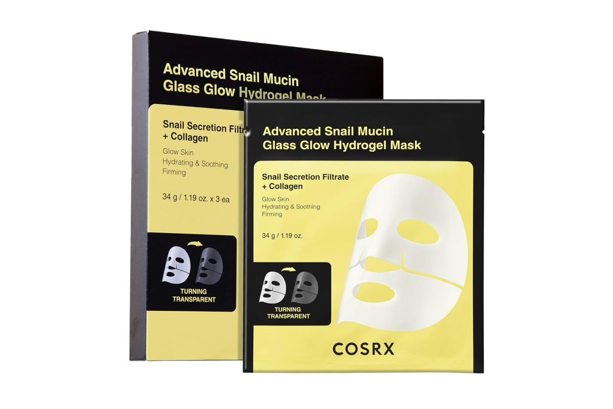 COSRX Advanced Snail Mucin Glass Glow Hydrogel Face Masks