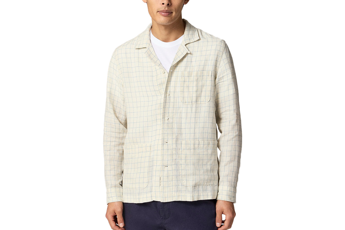 J.Crew Baird McNutt Irish Linen Camp-Collar Shirt