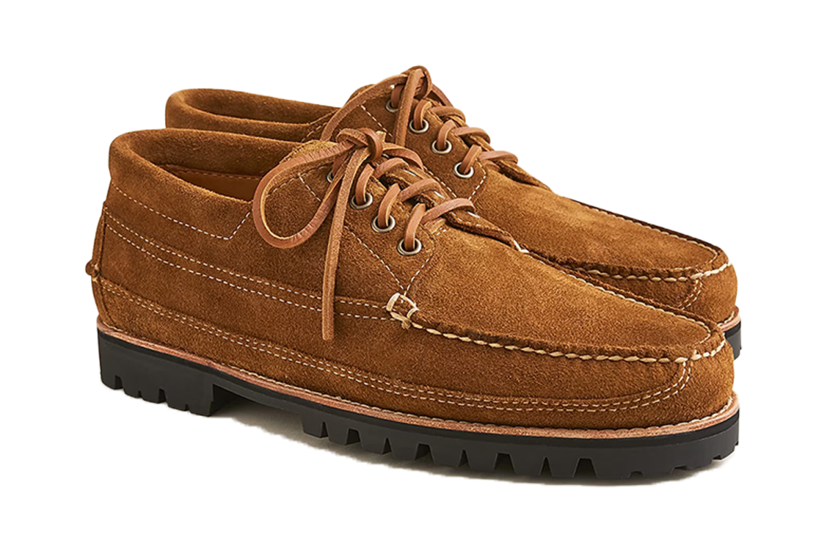 J.Crew Suede Lug Sole Work Shoes