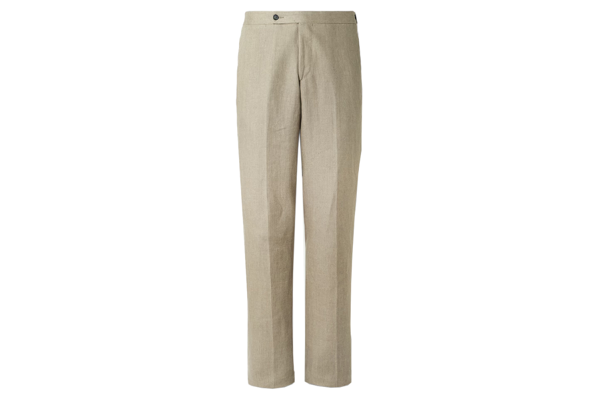 Sid Mashburn Tapered Linen Suit Trousers