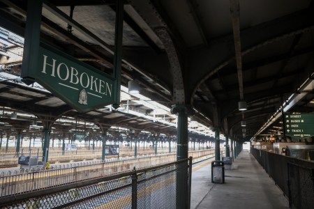 Hoboken train station