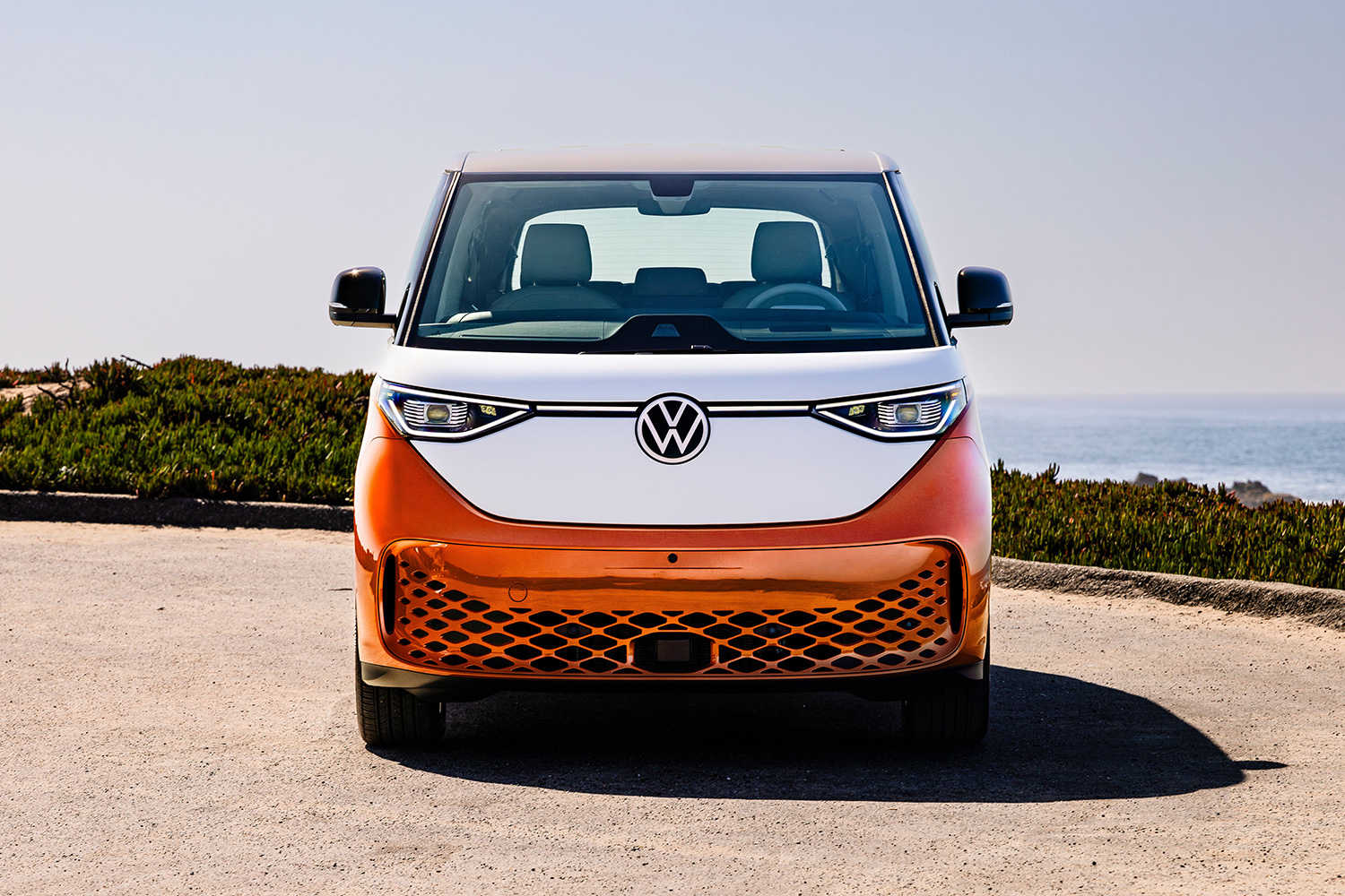The front end of the new VW ID. Buzz electric van