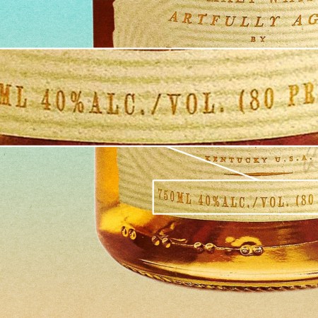 Basil Hayden: One of the few recommended 80-proof whiskeys