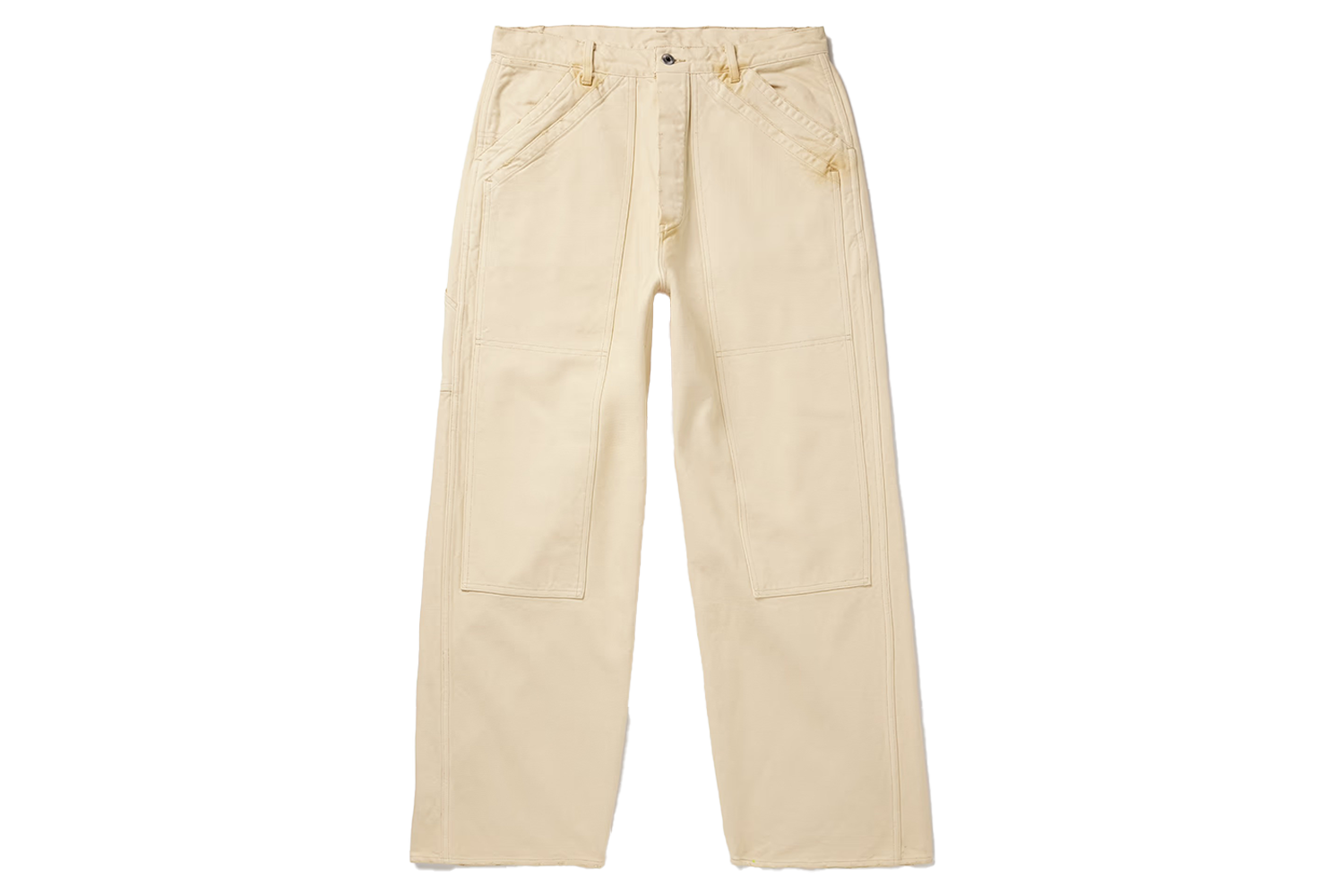 A.Presse Vintage Double-Knee Wide-Leg Jeans