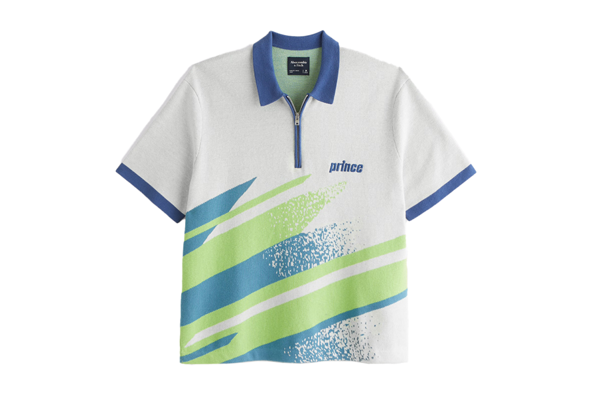 Abercrombie & Fitch Prince Tennis Zip Sweater Polo