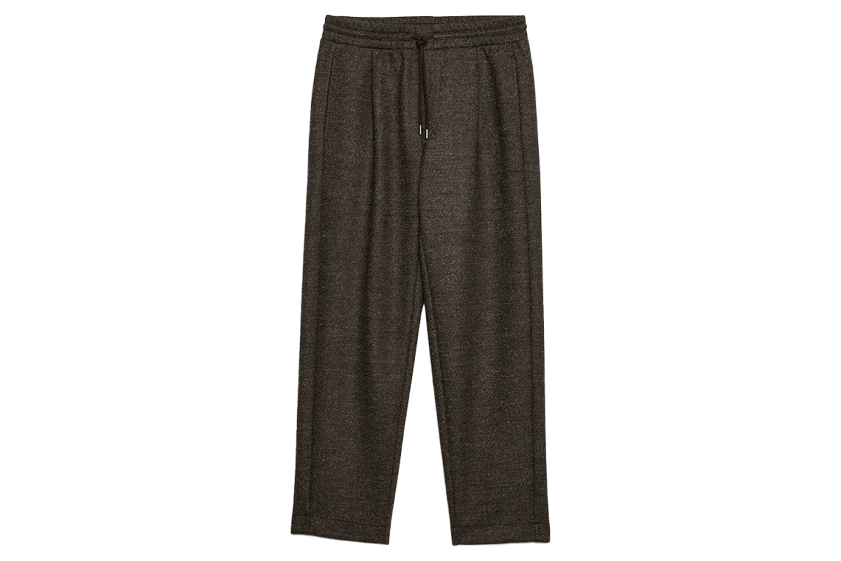 Banana Republic Relaxed Herringbone Pull-On Pant