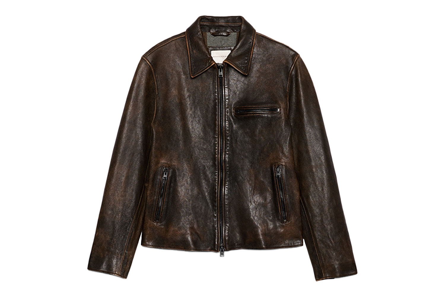 Banana Republic Leather Racing Jacket