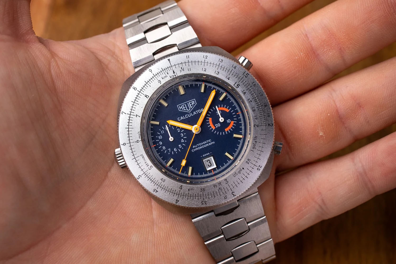 Heuer Calculator Chronograph ref. 110.633