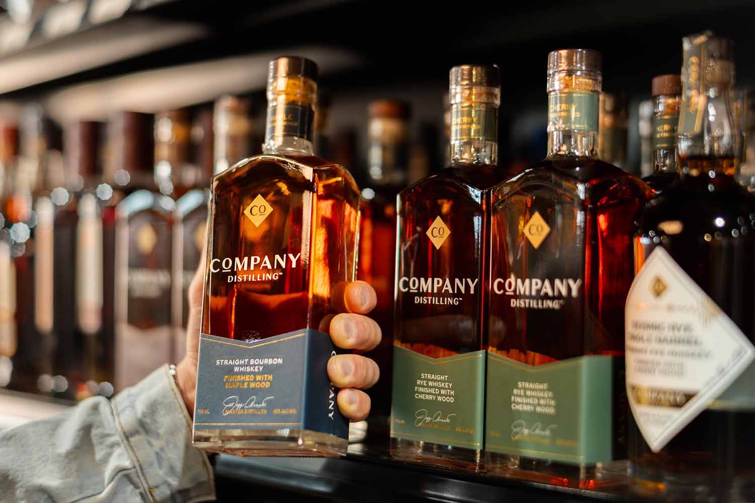 Some of Company Distilling's bottles