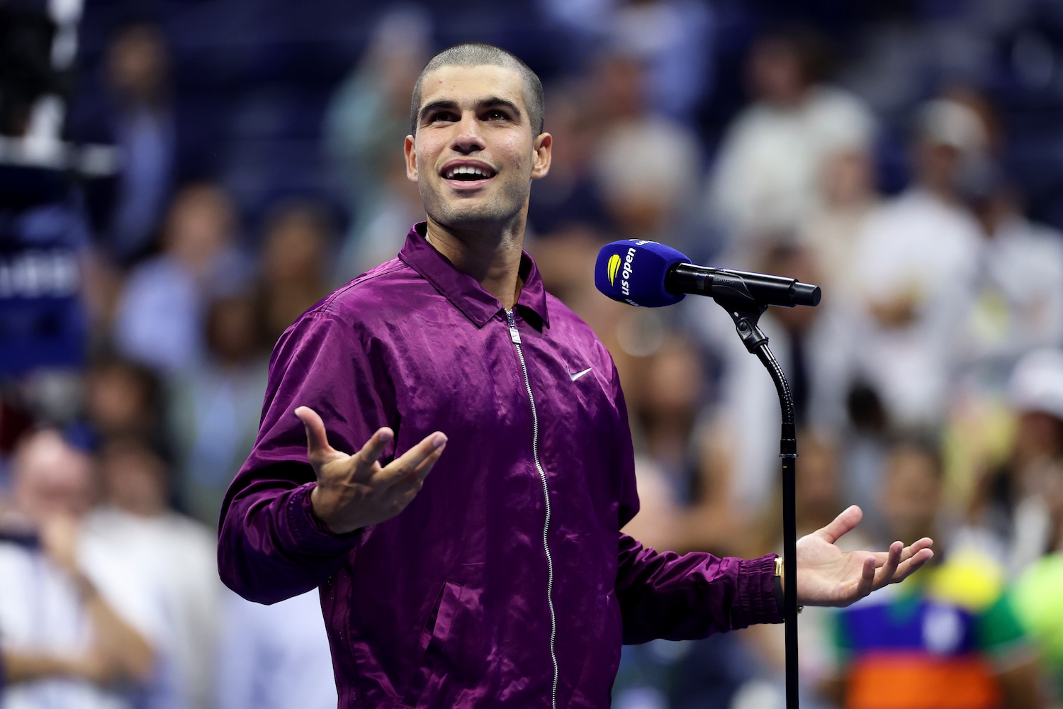 Carlos Alcaraz buzzcut