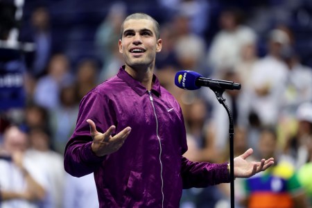 Carlos Alcaraz buzzcut