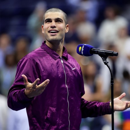 Carlos Alcaraz buzzcut