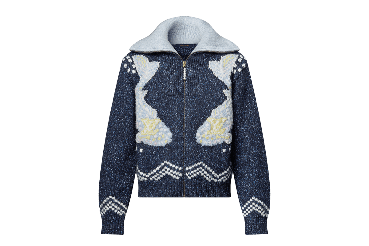 Louis Vuitton Zippered Knitted Blouson