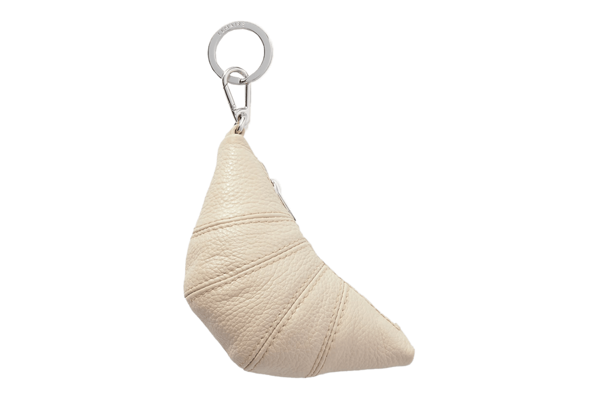 Lemaire Croissant Full-Grain Leather Key Chain