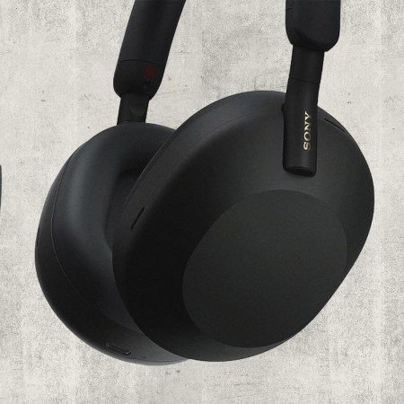 Sony WH-1000XM noise-canceling headphones, which are currently on sale at Amazon