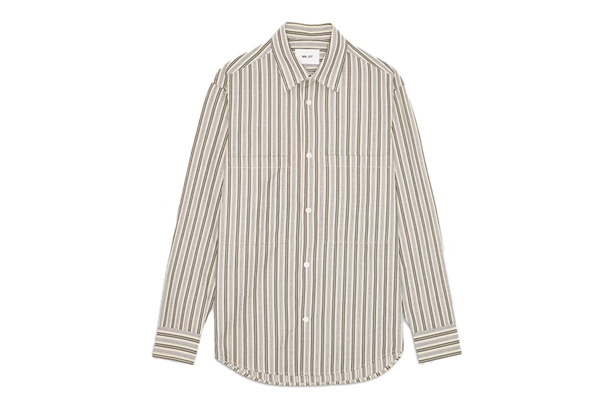 NN.07 Freddy Smooth Cotton Shirt