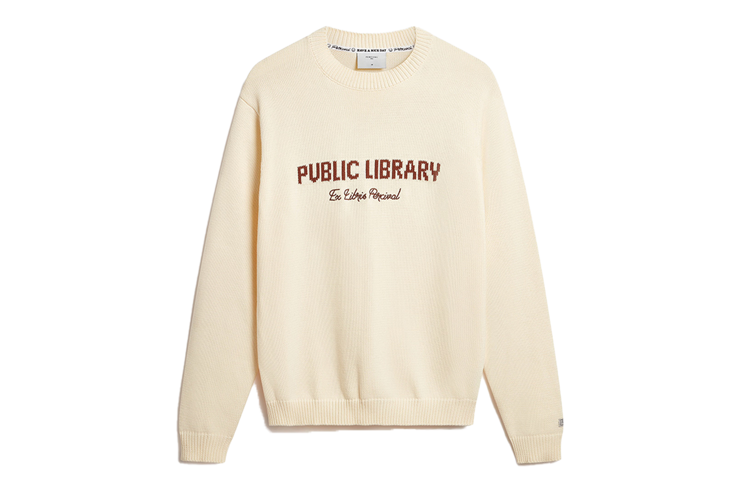 Percival Public Library Knitted Crew Jumper
