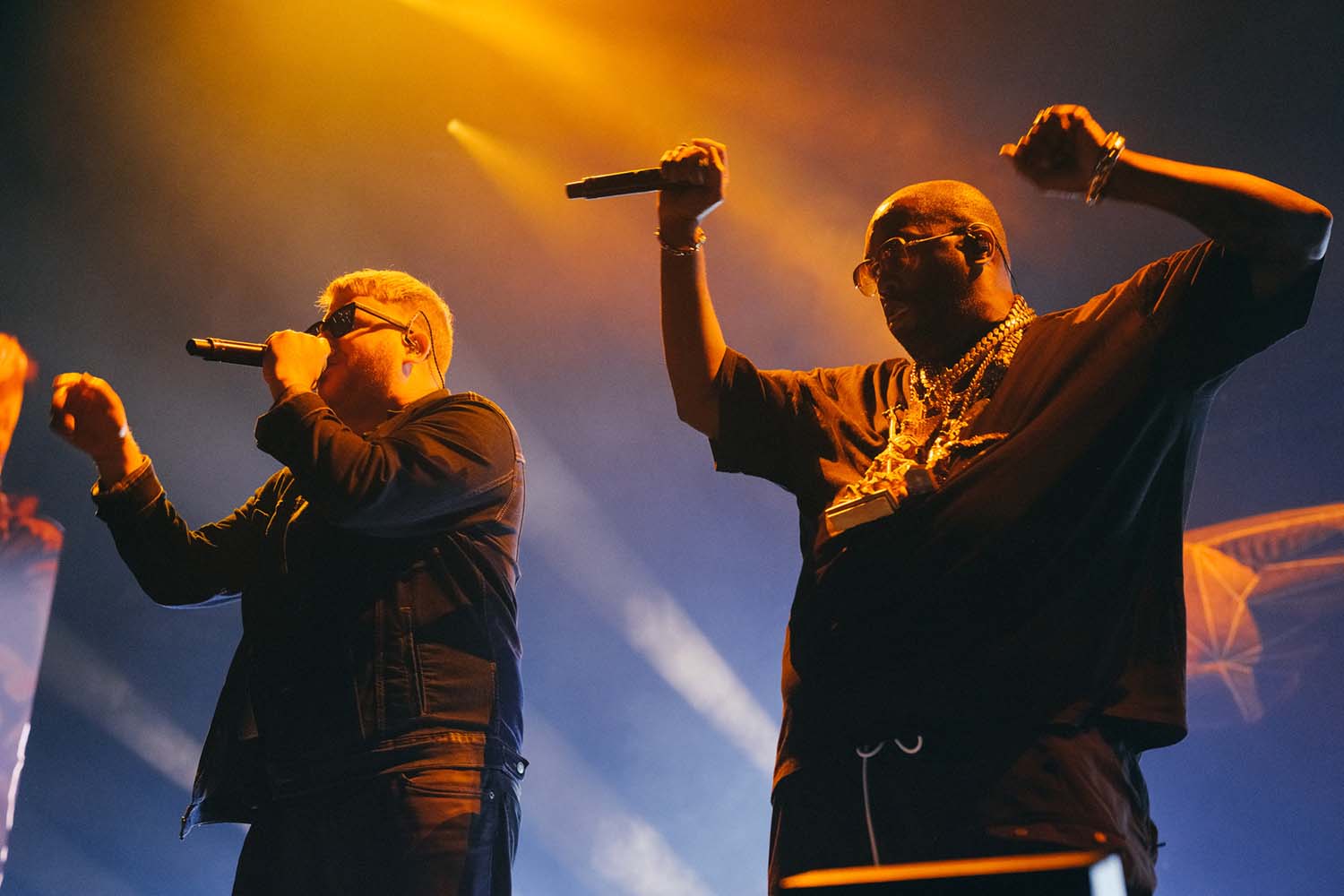 Run the Jewels opening for Wu-Tang Clan at Madison Square Garden, July 2025