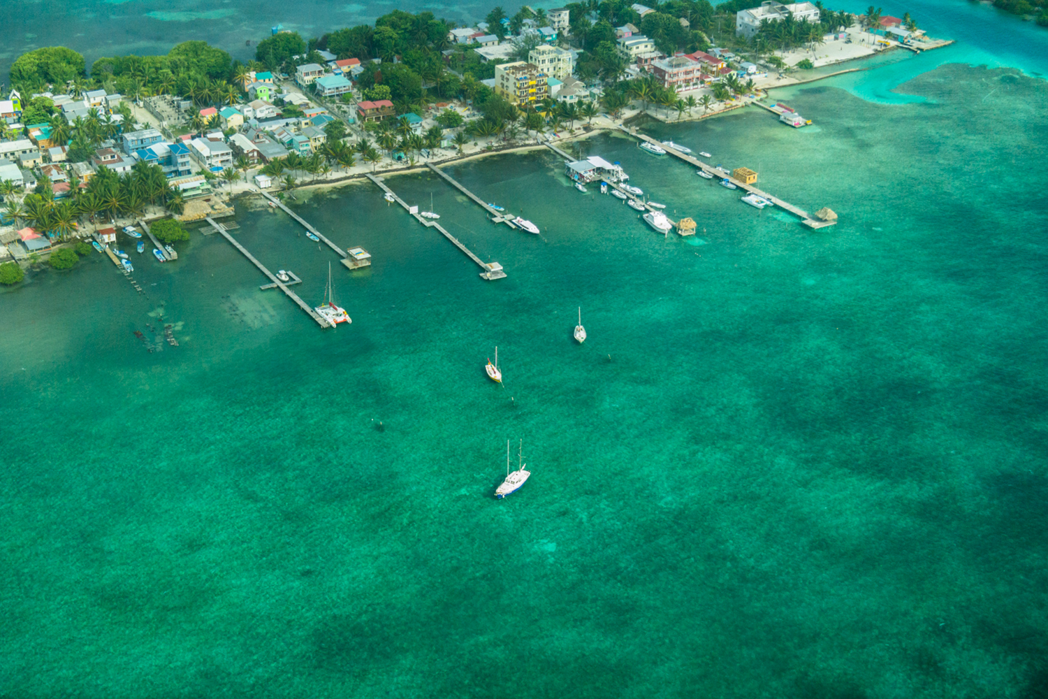 San Pedro, located on the southern part of Ambergris Caye