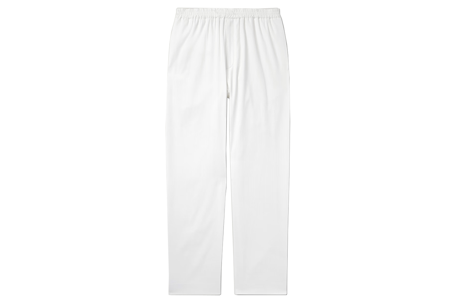 The Row Jonah Wide-Leg Stretch Cotton-Blend Trousers