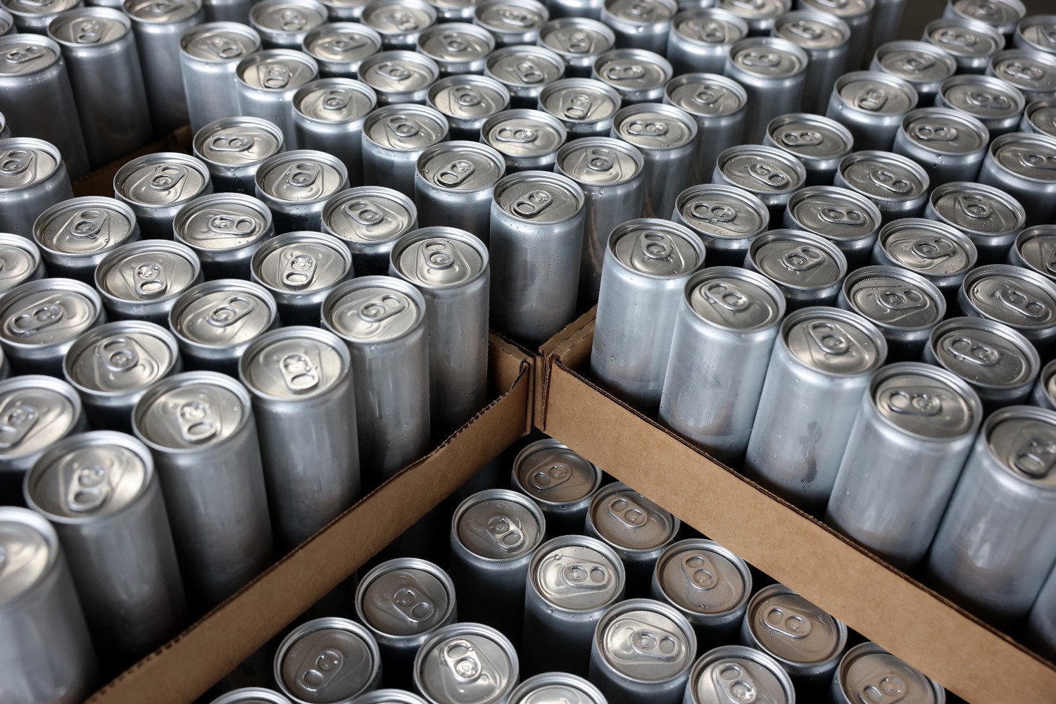 Blank aluminum cans