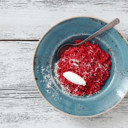Beetroot risotto