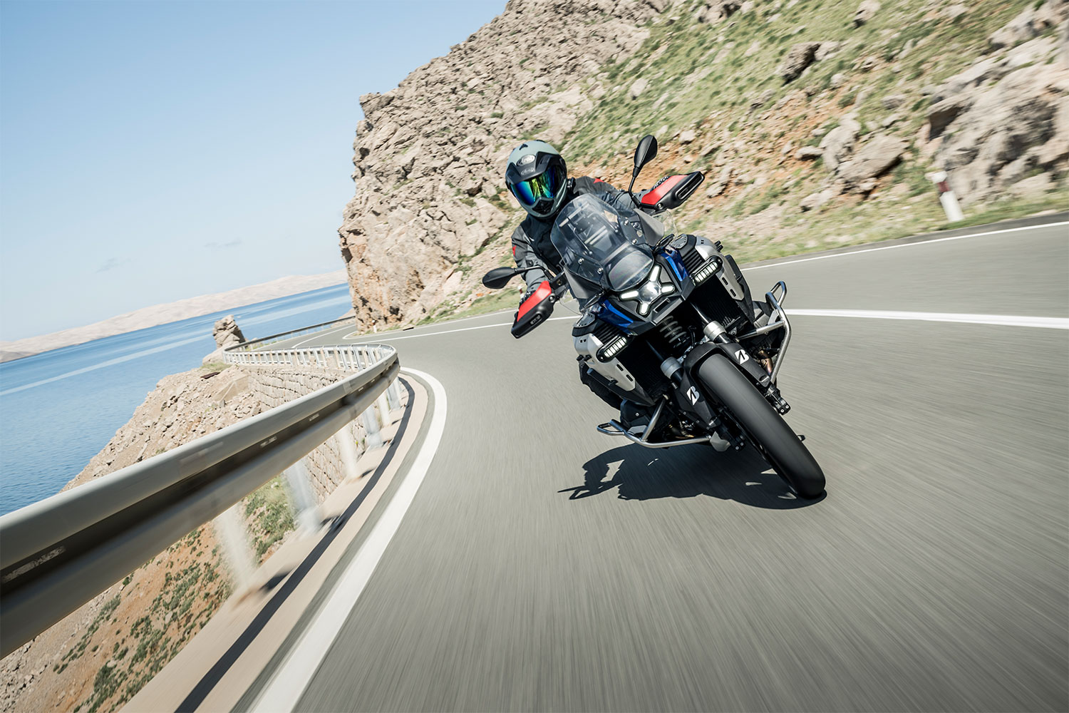 A motorcyclists on a bike with Bridgestone Battlax Sport Touring T33 tires