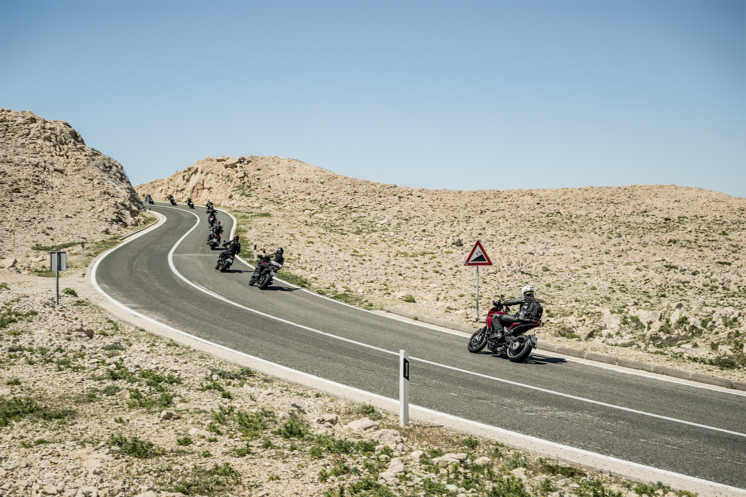 Riding the Adriatic Highway: Glassy Roads and Hitchcock's Sunset