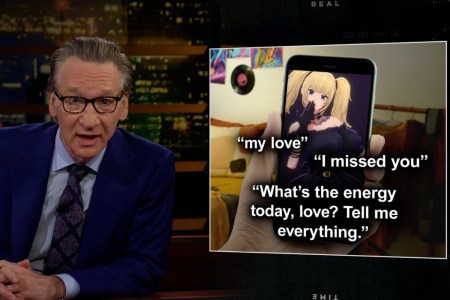 Bill Maher and a Grok chatbot