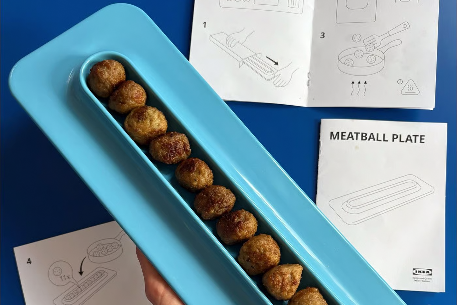 IKEA Meatball Plate