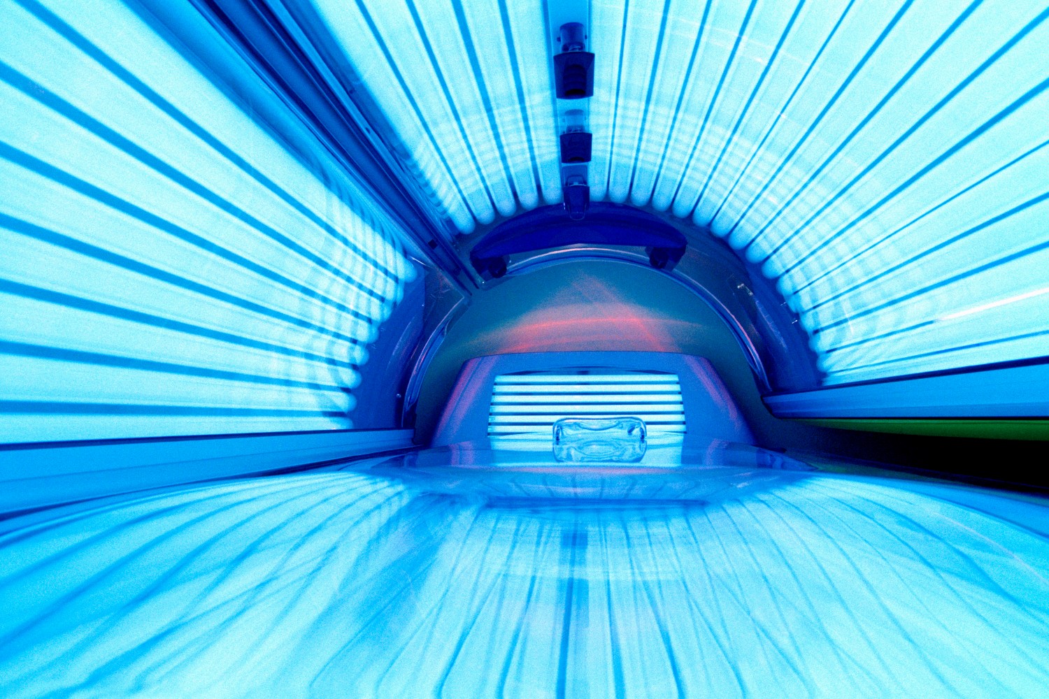 Tanning bed interior
