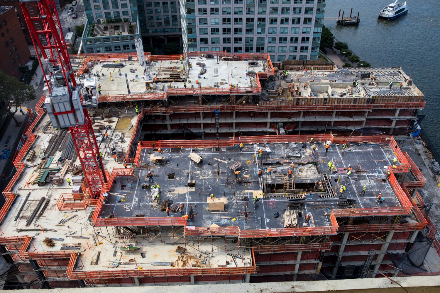 Brooklyn waterfront construction